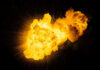 Trump’s Blockade: Iran’s Pipelines Could EXPLODE Bright, fiery explosion against a dark background.